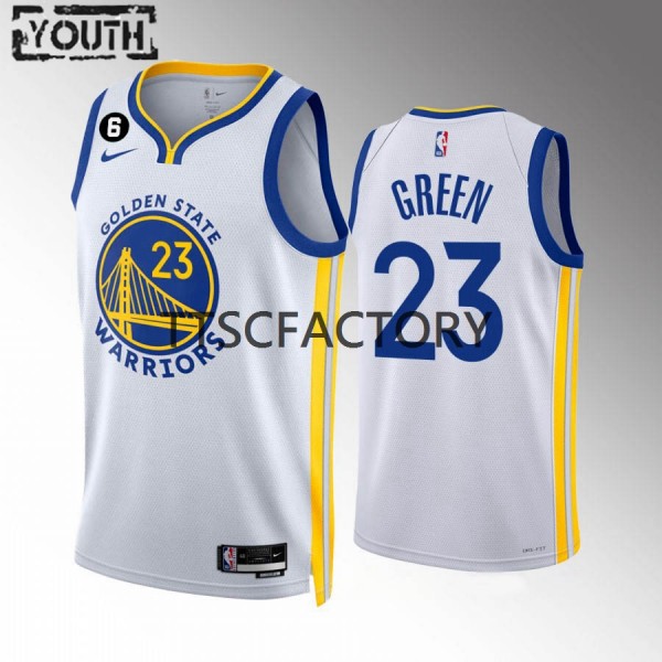 Golden State Warriors Trikot Draymond Green 23 Nike 2022-23 Association Edition Weiß Swingman - Kinder Golden State Warriors Trikot Draymond Green 23 Nike 2022-23 Association Edition Weiß Swingman - Kinder